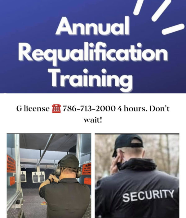 Armed Class G Statewide Firearm License for Security Officer